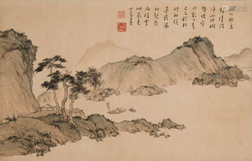 溥儒(1896-1963)泛舟图