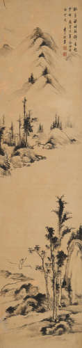 査士标(1616-1698)山水人物
