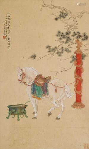 吴湖帆(1894-1968)马
