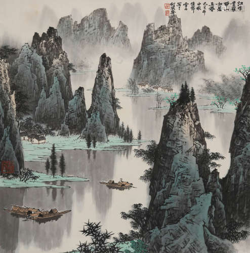 白雪石(1915-2011)江作青罗