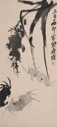 齐白石(1864-1957)螃蟹