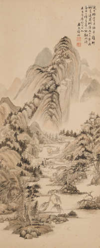 陆恢(1851-1920)山水