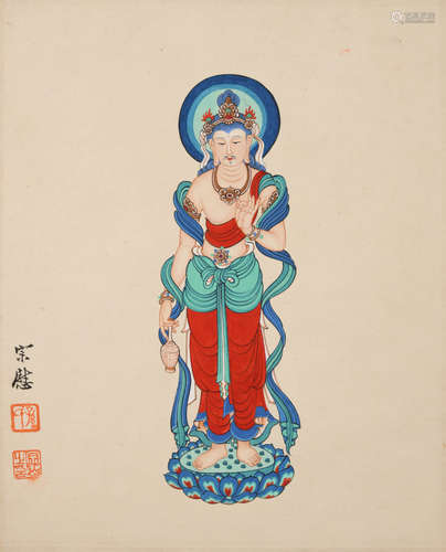 孙宗慰(1912-1979)佛像