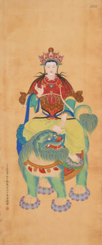 梅兰芳(1894-1961)佛像