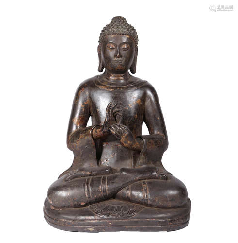 A Gilt-Bronze Figure Of Buddha