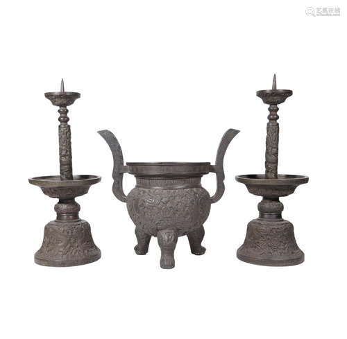 A Group Of Bronze Wares