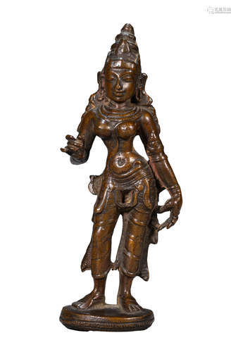 A Bronze Figure Of Tara