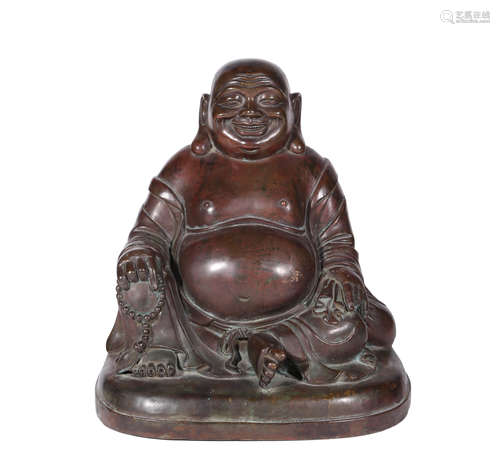 A Bronze Figure Of Maitreya Buddha