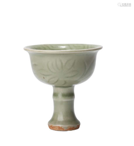 A Longquan Celadon Stem Cup