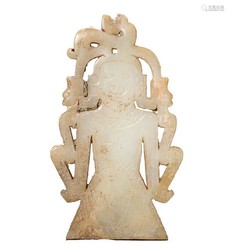 A Jade Figure Pendant