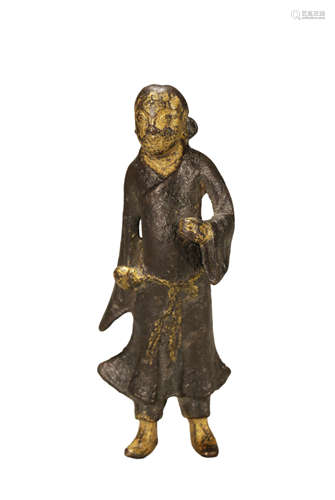 A Gilt-Bronze Figure