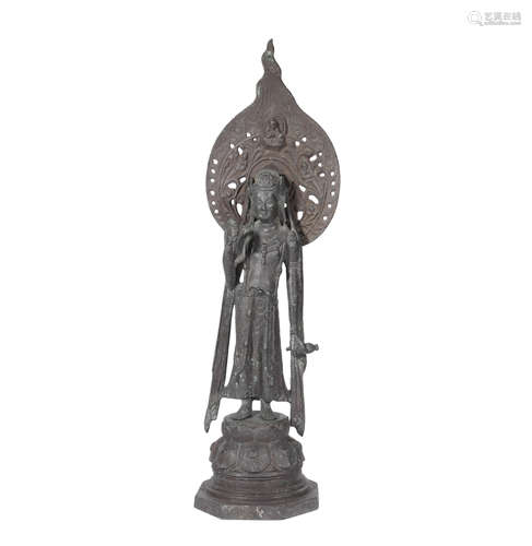 A Bronze Figure Of Buddha