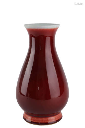 A Red-Glazed Vase