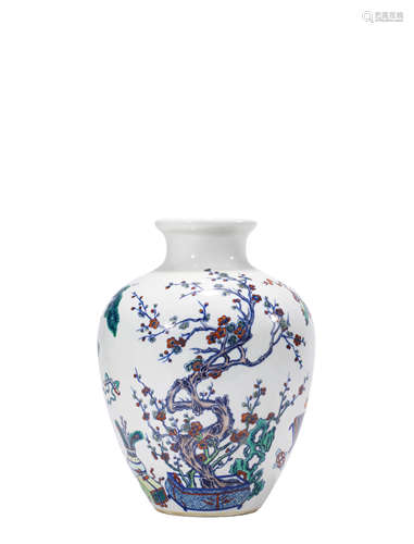 A Doucai Plum Blossom Jar