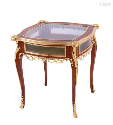A French Rosewood Jewelry Table
