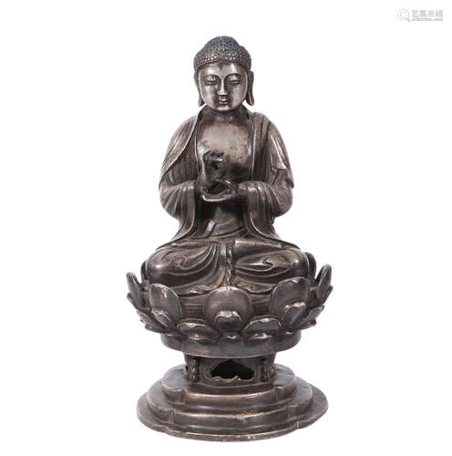 A Bronze Figure Of Buddha