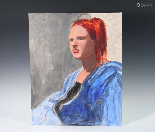 Woman Portrait Oil Painting By Rosalie Daley