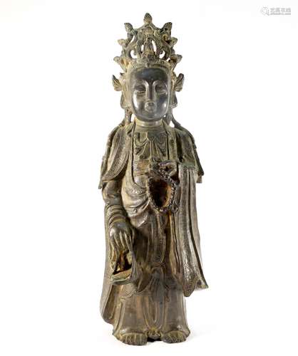 Bronze GuanYin Figure Statue