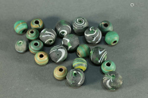 Group of Glass Beads Set