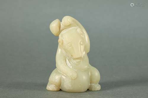 Jade Bear Figure