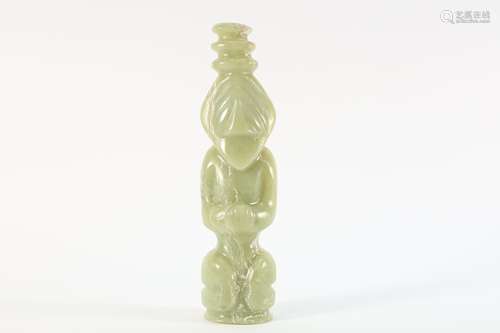 HongShan Jade Man Figure