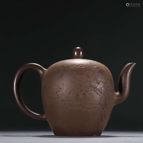 Purple Clay Tea Pot