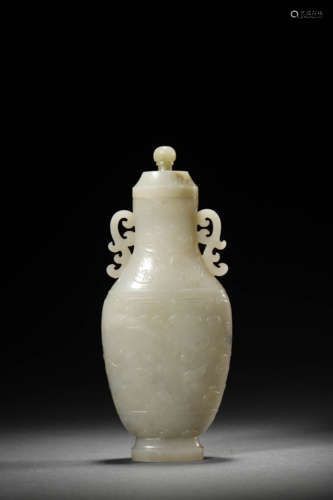 A White Jade Vase