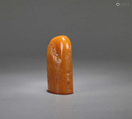 Yellow stone seal