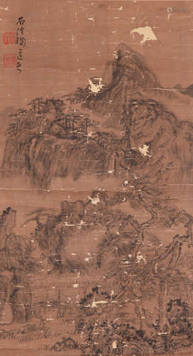 Shi Xi(石溪)Landscape painting