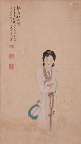 Mu Lingfei(慕淩飛)Figure painting