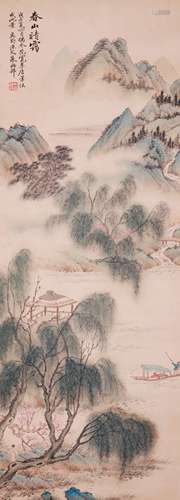 Zhu Meicun(朱梅邨) Spring landscape