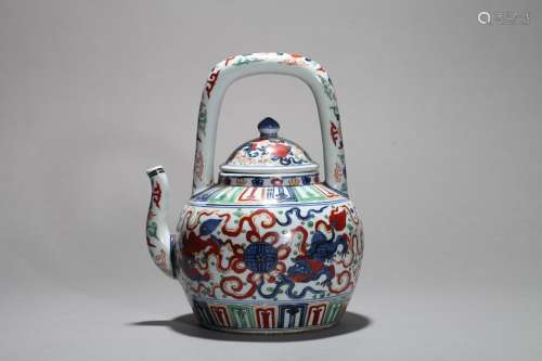 Teapots of five colors Chinese Ming Dynasty