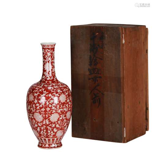 Colored vases from Qing Dynasty China