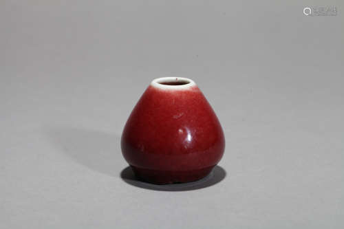 Small red pot Chinese Qing Dynasty