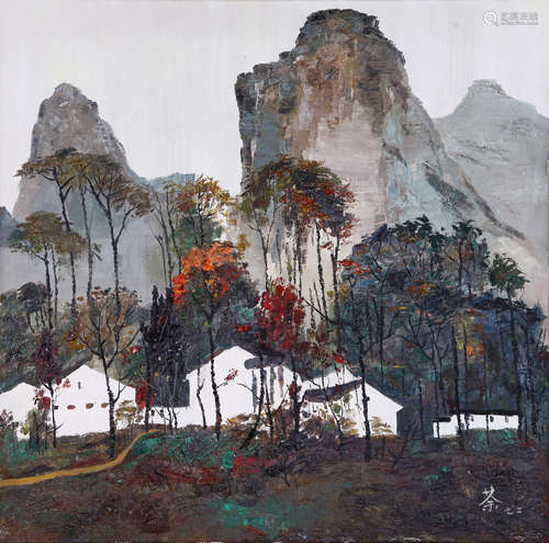 Wu Guanzhong(吳冠中)Village