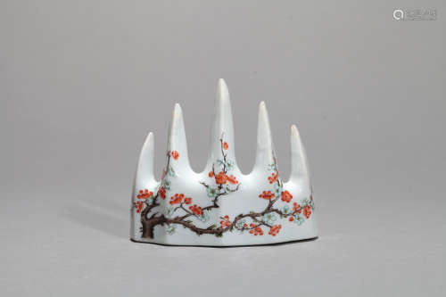 Plum blossom pen holder Chinese Qing Dynasty
