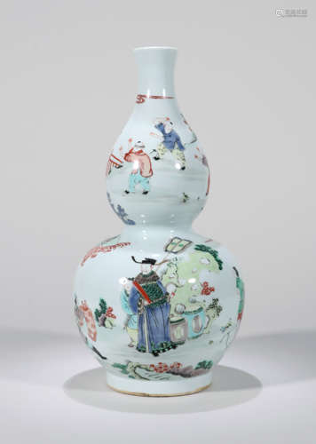 Gourd-shaped vases Chinese Qing Dynasty