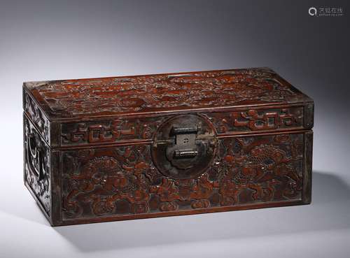 Wooden box Chinese Ming Dynasty