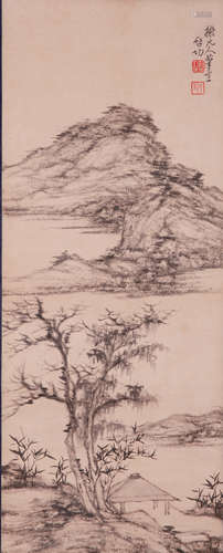 Qi Gong(啟功)Landscape painting