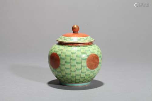 Colored bamboo porcelain of Qing Dynasty China