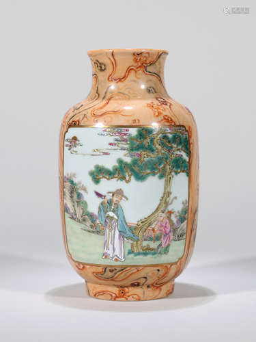 Characters story bottle Chinese Qing Dynasty