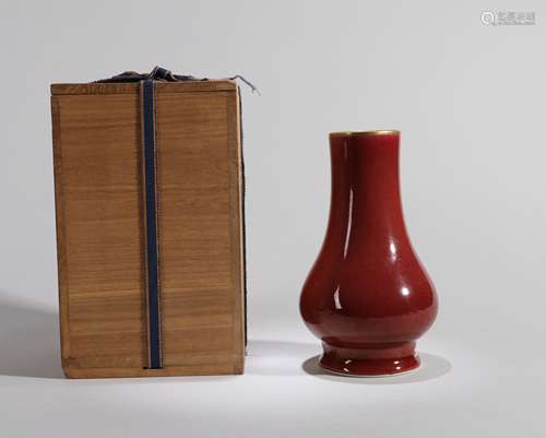 The red bottle Qing Dynasty