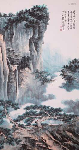 Xie Zhiliu(謝稚柳)landscape painting