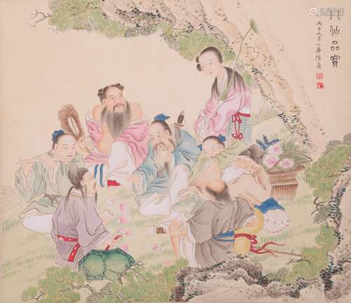 Lu Xiaoman(陸小曼)the Eight Immortals