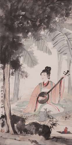 Fu Baoshi(傅抱石)The portrait of a lady