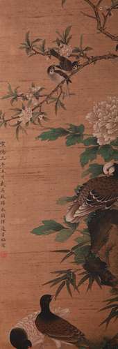 Bian Jingzhao(邊景昭)Flower and Bird Diagram