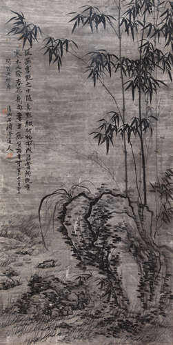 Shitao（石濤） Bamboo and Stone