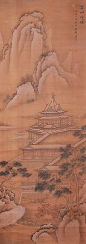 Tang Yin(唐寅) Tower Map