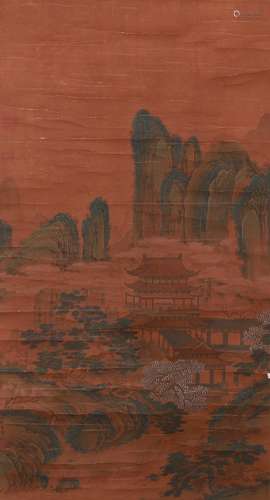 Qiu Ying (仇英)landscape painting