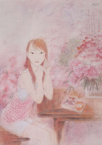 陈晓华(b.1980) 花房少女